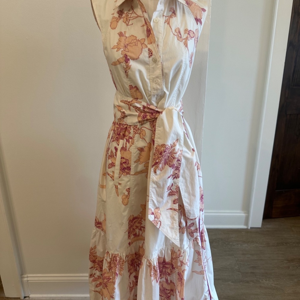 ME+EM floral print maxi dress and belt, size US 4 - Picture 3 of 3